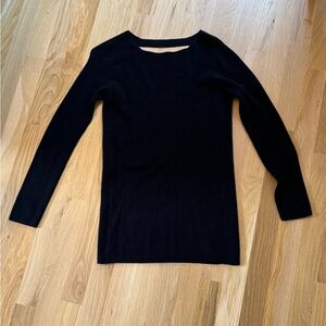 Athleta ribbed sweater with open back. Size XS